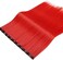 12 Pcs Red Hair Extensions Straight Hair Extensions Clip in for Woman Multi-Colors Party Highlights Hairpieces(Red)