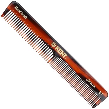 Kent 2T Fine Tooth Comb and Wide Tooth Combs For Men, Small Beard Comb and Mustache Comb, Daily Hair Styling and Mens Grooming Comb for Men, Styling Comb for Men Kent Comb