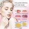 30 pieces of Moisturizing Collagen Crystal Lip Mask - Anti-Ageing &amp; Anti Chapped, Reduce lip Wrinkles, Fade Lip Color, Make Skin Smooth (Gold)