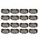 Snap On Wig Clips No Sewing, Seams or Needles Needed Wig Making DIY Convert Hair Extensions into Clip Ins 16 pieces (Brown)
