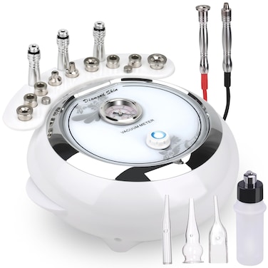 【3-IN-1】Microdermabrasion Machine, mcwdoit 0-68cmHg Strong Suction Power, Professional Dermabrasion Facial Skin Care