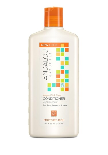 Andalou Naturals Argan Oil &amp; Shea Moisture Rich Conditioner, 11.5 Ounce