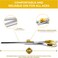SHARF Gold Touch Barber 5.75 Inch, 20-Tooth Professional Thinning Shears 440c Japanese Stainless Steel Barber Scissors For Men and Women