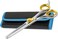 SHARF Gold Touch Barber 5.75 Inch, 20-Tooth Professional Thinning Shears 440c Japanese Stainless Steel Barber Scissors For Men and Women