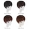 Jowxsx 2 Clips,Light Brown Wig Pieces for Top of Head, Curly Hair Topper Replacement Fluffy Hairpiece Seamless Clip in Top Wiglet for Women Thin Hair Hairpieces