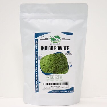 3 Packs of 100% Pure INDIGO POWDER Hair &amp; Beard Dye/Color 100 grams - The Henna Guys&reg;
