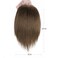 Black Invisible Human Hair Toppers For Women Seamless Clip In Hair Extension Hair Piece Short Fake Fringe Hair Lining of Hair Top Hairpieces, Hair Extensions (25cm)