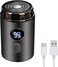 Electric Mini Razor Pockets Shaver for Men,Floating Big Shave Head Quick Shave, Waterproof IPX7 Mini Portable Shaver,USB C Charge LED Power Display Mini Trimmer, Great for Travel,Car,Home Use (Gray)