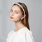 Candygirl Girls&#39; DIY Satin Covered Headbands 1cm Width 36cm Circle Size (20pcs White)