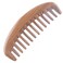 Wide Tooth Hair Comb - Natural Detangling Wooden Comb for Curly Hair - No Static Sandalwood Comb for Women and Men