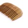 Hair and Beard Comb - Wide Tooth Sandalwood Comb - No Static Pocket Size Wood Comb for Men and Women