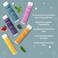 ALIDA PURE Duet Lip Balm Collection, Vegan, Lip Balm Set, Coconut Oil Free, Avocado Oil, Organic Jojoba Oil, Vitamin E Oil, Vegan, Lip Oil Set for Dry Cracked Lips, 5 Tubes of Lip Balm per Set