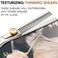 Professional Barber Kit/Salon Haircut Scissors Cutting Set - 6.5"-Straight Edge Razor Sharp Barber Scissors + Texturizing Thinning Shears Styling Hair for Women Men