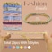 Hair Ties for Women Girls, 20 Pcs Boho Dual-Use Bracelets and Hair Tie for Thick Hair/Pony Tails, No Damage No Crease Elastics Hair Rubber Bands Ponytail Holders (Elegant)