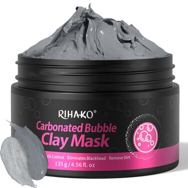 Carbonated Bubble Clay Mask -Exfoliation Face Mask   Detoxing Clay Mask for Blackhead Removal,Dull Skin,Skincare Facial Mask for Controlling Oil and Refining Pores,Mothers Day Gifts for Wife