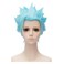 Thing Wig One Short Blue Fluffy Funny Crazy Cosplay Wig Heat Resistant Full Synthetic Hair (Not Styled)