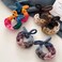 Braid Bow Hair Ring Set,Knot Scrunchies Elastic Rubber Band Hair Ropes for Women,High Ponytail Tie Hair Rope Stretchy Thickened Durable for Thick and Long Hair,6Pieces