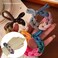 Braid Bow Hair Ring Set,Knot Scrunchies Elastic Rubber Band Hair Ropes for Women,High Ponytail Tie Hair Rope Stretchy Thickened Durable for Thick and Long Hair,6Pieces
