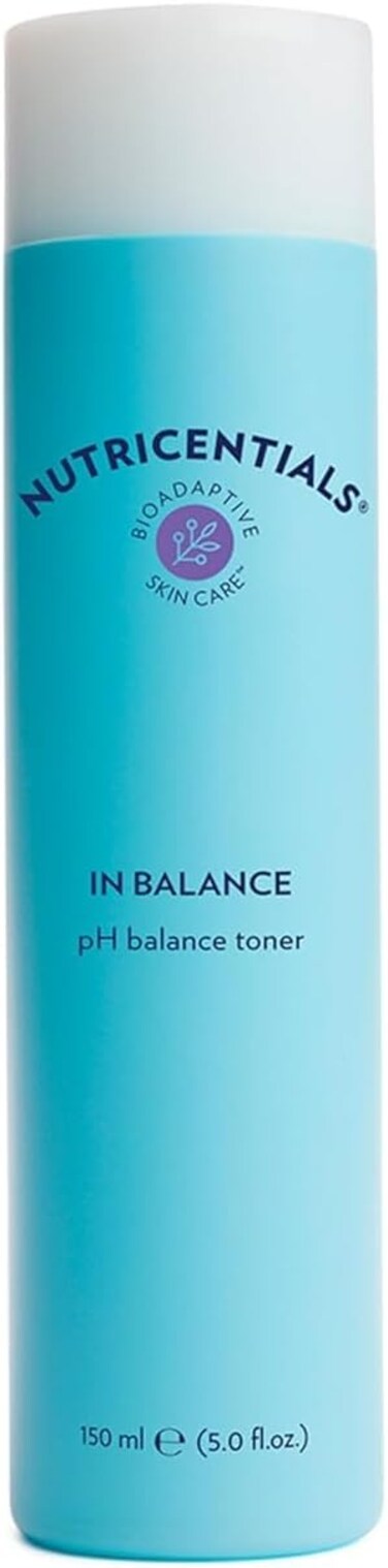 NuSkin Nutricentials in Balance pH Balance Toner   Toner with Bioadaptive Botanicals   Reduces Pores &amp; Restores pH   Perfect After Removing Makeup to Help Your Skincare Routine   150ml   1 Pack