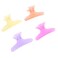 Butterfly Hair Clips, Strong Hold Hair Claws in Pure Colors for Thick Hair Hairdressing - 12pcs (02#)