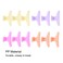 Butterfly Hair Clips, Strong Hold Hair Claws in Pure Colors for Thick Hair Hairdressing - 12pcs (02#)