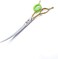 6/7 inch Barber Scissors Shear Curved - Hair Cutting Scissors Two-way Bent Blade Scissor Japanese 440C Steel - Hair Stylists Shears with Twin Tail (C-7 inch-Curved Scissor)