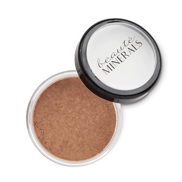 Mineral Blush Powder by Beaut&eacute; Minerals   Gluten Free Pressed Powder Blush Makeup: Natural Makeup Contour, Blush and Highlighter Palette for Glowing Skin, Lip and Cheek Tint in Natural Radiance