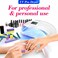 OVLUX UV LED Nail Lamp 180W, Professional Nail Dryer Machine, Best Gel UV LED Nail Lamp for Fingernail &amp; Toenail Gel Based Polishes &ndash; Nail Curing Light with 57 pcs LEDs, 4 Timer Settings