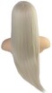 24" Cosmetology Makeup Face Painting Mannequin Manikin Heads with Hair,Salon Styling Practice Braiding Doll Head- Synthetic Hair -Blonde Color