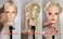 24" Cosmetology Makeup Face Painting Mannequin Manikin Heads with Hair,Salon Styling Practice Braiding Doll Head- Synthetic Hair -Blonde Color