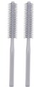 Small Mini Plastic Round Hair Styling Brush with Nylon Bristle for Short Hair Blow Drying, 1 Inch Diameter Barrel