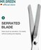 MR.GREEN Mustache Scissors Nose Hair Scissors Beard Trimmer Stainless Steel Ear Facial Hair Removal Tools With Rounded Tips Makeup tools