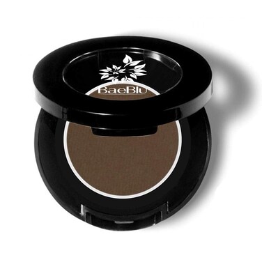 Eyebrow Powder, Organic Vegan 100% Natural, Fill-in Smudge Proof Brow Tint, Made in USA, Deep Brown