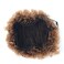 Afro Puff Drawstring Ponytail Extension Short Synthetic Afro Kinky Curly Puff Ponytail for Natural Hair Clip On Kinky Drawstring Curly Ponytail Bun Hairpieces (Large,T1B/30#)