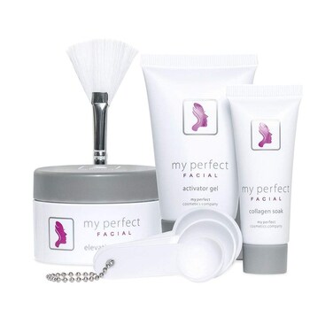 My Perfect Facial &ndash; Travel Size Skin Care Set   At-Home Anti-Aging Treatment   Instant Face Lift, Firming &amp; Toning   Reduces Fine Lines, Wrinkles, Pores &amp; Skin Discoloration (5 Treatments)