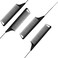 Rat Tail Comb，Parting Comb, Metal Long Steel Pin Rat Tail Combs set，Combs for Hair Stylist，Hair Combs for Women（4Packs,Black）