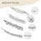 12 Pcs Hair Pins Set,Pearl Hair Clips Geometric Hair Pins Metal Hairpin,Minimalist Hair Styling Jewelry,Wedding Dainty Hair Barrettes Accessories,Bobby Pin for Girl Women