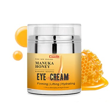 Manuka Honey Eye Cream Anti-aging Eye Cream Anti-wrinkle Under Eye Cream Fades Fine Lines Lifting and Firming Improve Dark Circles and Puffiness