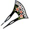 YOY Fashion Hair Decor Japanese Traditional Style Hair Comb Pins Picks Pics Forks for Women Girls Hair Accessory Two Prong with Floral and Hollow Out Flower, Black