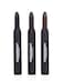 Professional Hair Chalk Temporary Hair Dye Non-toxic Hair Color Crayon Cover White Hair Color Patch (2packs-black-dark Brown)