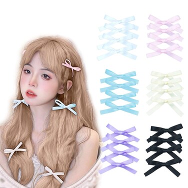 24pcs Small Bows Hair Clip for Hair Cute Mini Bows Little Hair Bows Tiny Bow Alligator Hair Clips Hair Barrettes Hairpins Birthday Gift Bows for Women Girls Adult Girls Teens Toddler