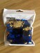 2 Pack Sequins Hair Scrunchies Rich Tones Scrunchy Bobbles Elastic Hair Bands Ties Hair Accessories for Women Girls (Blue)