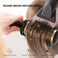 2 in 1 Ceramic Round Brush for Blow Drying,Thermal Ceramic Hairbrush for Hair Styling, Anti-static Bristles, Enhance Texture Volume, for Women &amp; Men,with 4 Hair Clips (2.1 Inch&amp;1.3 Inch)