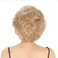 Blonde Short Curly Wig - Fluffy Heat Resistant Fiber Non-Deformable Natural Look Elegant Everyday Wig for Costume Cosplay