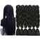 Braiding Hair 24 Inch 6 Packs Black Kanekalon High Temperature Resistance Synthetic Jumbo Bohemian Braids Long Crochet Hair Extensions Soft Yaki Texture for Black Women