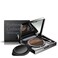 2 Colors Waterproof Air Cushion Eyebrow Cream Powder Eyebrow Makeup Eyebrow powder with duo 2 end eyebrow Brushes (Dark Brow Set)