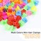 Lawie 90 Pack Small Mini Rainbow Flower Star Heart Butterfly Plastic Hair Claw Clips Jaw Barrettes Grip Clamps Pins Updo Decorative Bun Bangs Braids Y2K Accessories for Kids Toddler Baby Girls Dolls