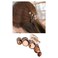 Lawie 4 Pack Clear Gold Blue Brown Crystal Gems Glitter Sparkly Fancy Plastic Octopus Hair Claw Clips Bling Jeweled Jaw Barrettes Hair Grips Clamps Buns Decorative Hair Accessories for Women Girls