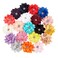 inSowni 20 Pack Large Chiffon Flower Alligator Hair Clips Big Fabric Lotus Flower Hair Barrettes with Rhinestone Clothes Brooch Pins Floral Bows Accessories for Baby Girls Toddlers Kids Teens Women