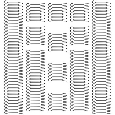 ANCIRS 12 Pack Hair Finishing Fixer Comb, U Shape Hair Accessories for Women &amp; Girls Hairstyle